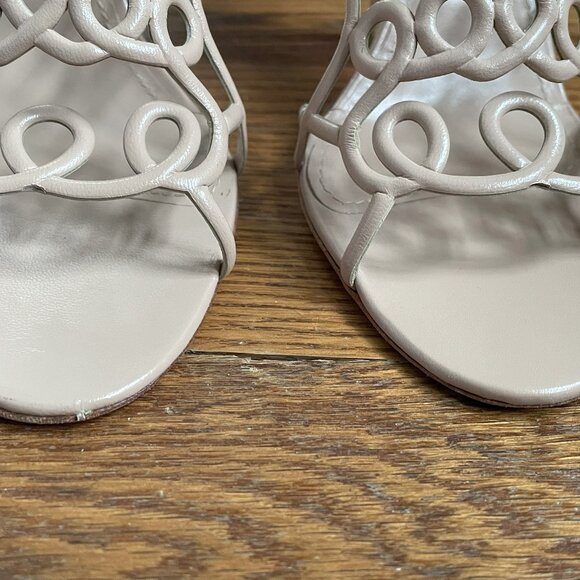 Manolo Blahnik Pink Gori Cage Sandals, EU 40 - Picture 12 of 16